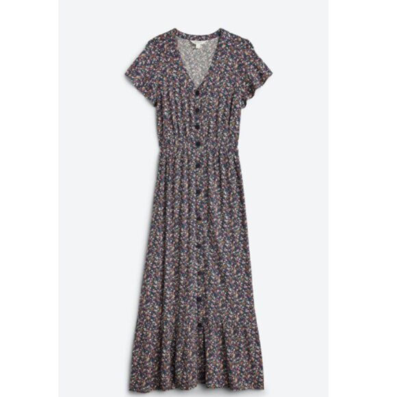 Market & Spruce Maxi Dress Size Small Floral Print - Picture 5 of 11